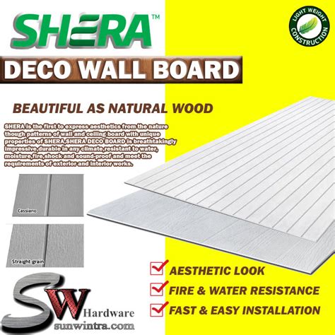 sw shera deco board wallwall boardpapan hiasanpapan dinding cm