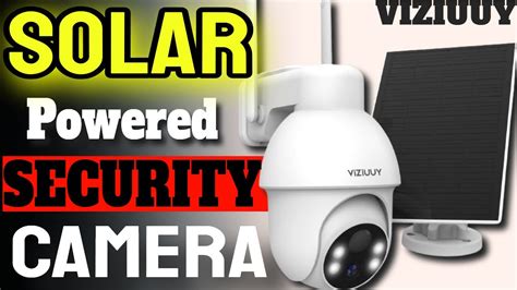 Viziuuy Solar Powered Wireless Security Camera Review Youtube