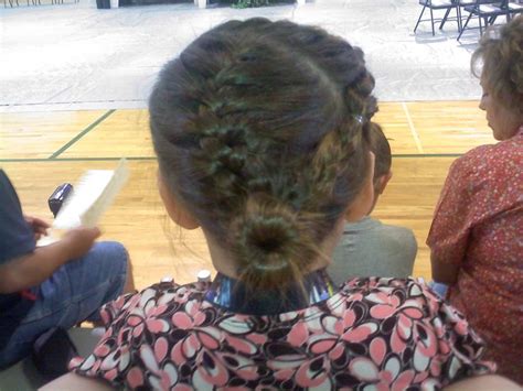 Different French Braids On Crown Then On Back Of Head Hair