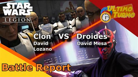 Star Wars Legion Droides Vs Clon Battle Report YouTube