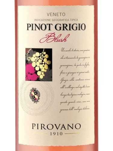 Pirovano Linea Stelvin Pinot Grigio Blush Vivino