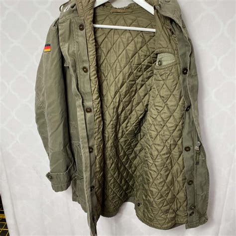 Vintage German Army Military Parka With Removable Liner S