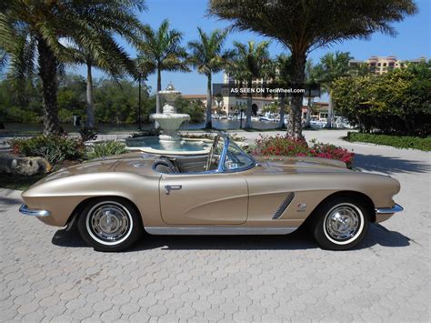 1962 Corvette 327 360 Hp Fawn Beige Fuel Injection