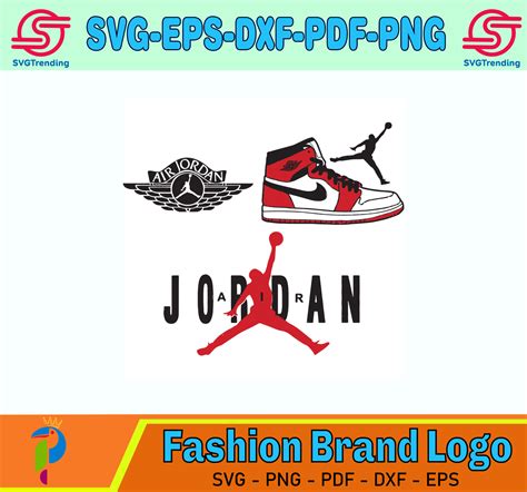 the jordan brand logo is shown in red, black and white with an orange ...