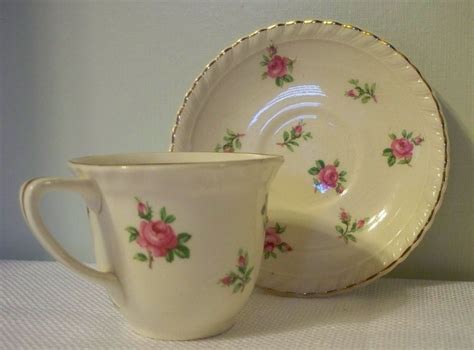 Rare Antique Johnson Bros England By Old English Pink Rose Espresso Cup