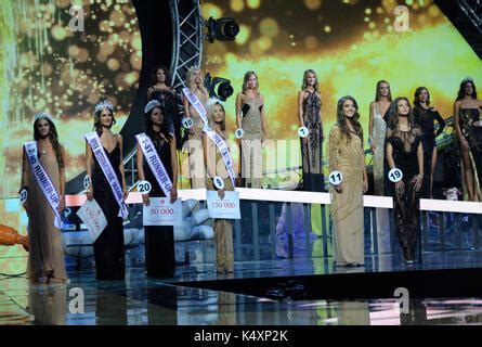 September 06,2017. Kiev, Ukraine. Miss Ukraine 2017, beauty pageant ...