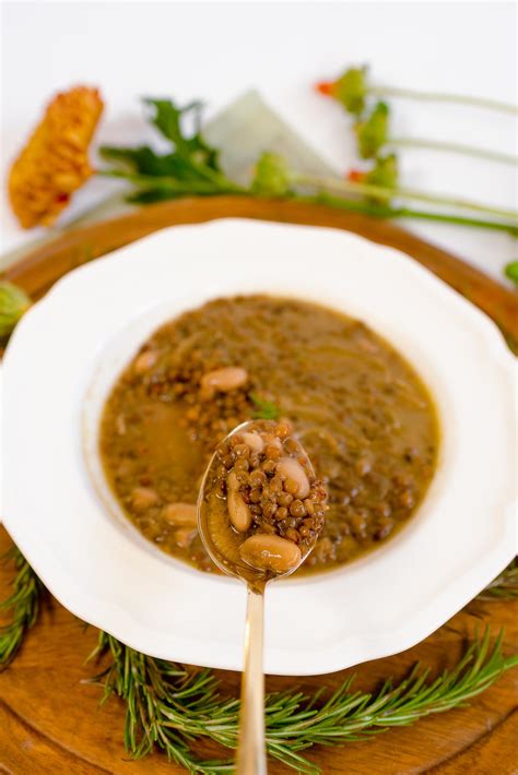 Lentil Bean Soup With Rosemary Sed Bona