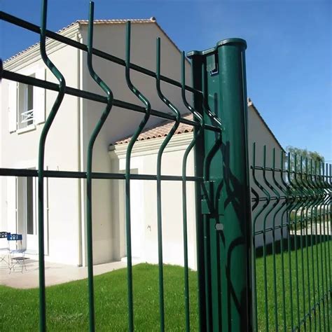 D Curvy Galvanized Welded Wire Mesh Fence D Triangle Metal Fence