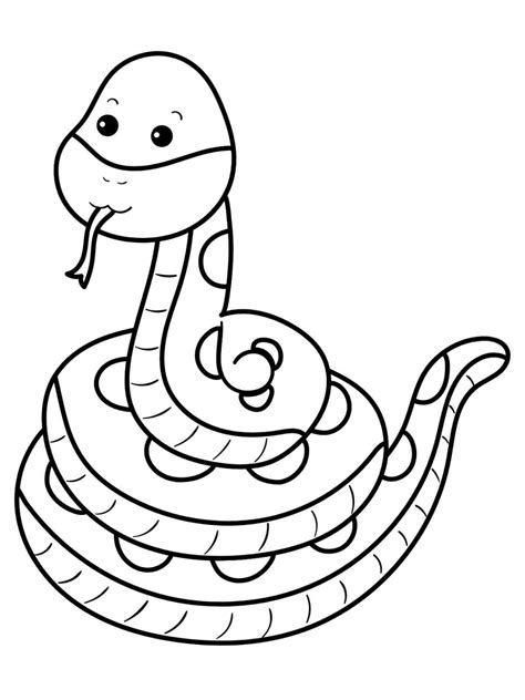 Explore 25 Free Printable Snake Coloring Pages 🐍🎨