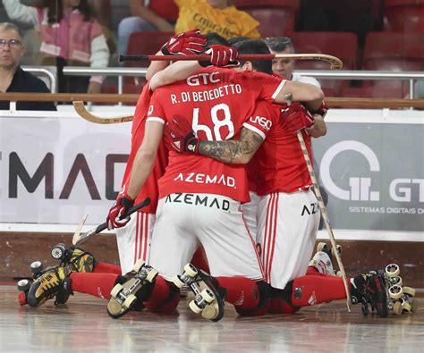 H Quei Em Patins Benfica Vence Sporting No Primeiro Jogo Da Final Do