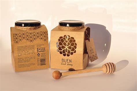 Buen Honey On Behance Honey Packaging Jar Packaging Honey Shop