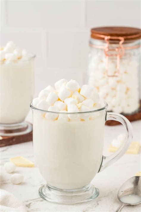 Homemade White Hot Chocolate Julie S Eats Treats