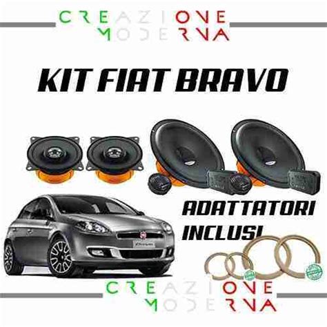 Kit Casse Hertz X Fiat Bravo Anteriori Posteriori Tweeter