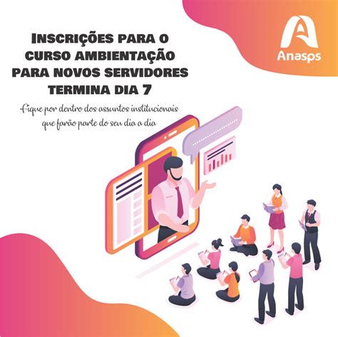 Inscrições para o curso ambientação para novos servidores termina dia 7