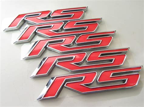 5 Pcs Oem 10 18 Chevy Camaro Cruze Rs Sign Emblem Decal Nameplate Badge