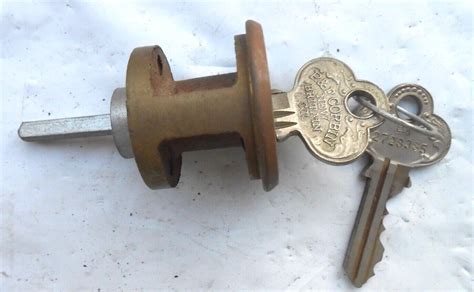 Vintage Corbin Cylinder Lock With Oem Keys