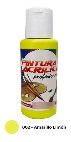 Tinta acrílica 50 ml Variedade de cores Cor 002 Amarelo Limão