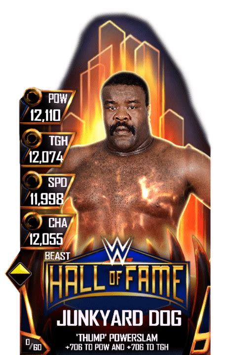 Junkyard Dog Wwe Supercard Season 1 Debut Wwe Supercard Roster