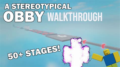 A Stereotypical Obby Walkthrough ROBLOX YouTube