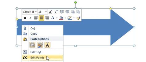 How To Draw A Circular Arrow In Powerpoint 2010 Using Shapes