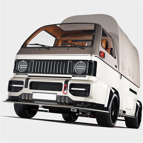 Suzuki Carry Kei Truck Morphs Into Unusual, High-Detail 3D Electric ...