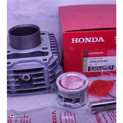 Jual BLOCK SEHER BLOCK MESIN PISTON BORING SET HONDA SYPRA X 125 HELM