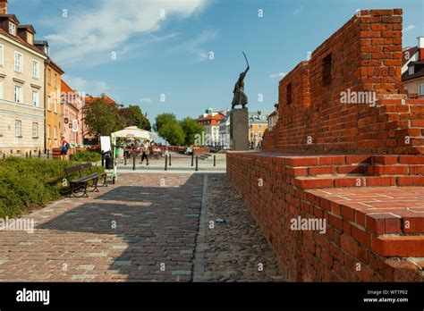 Summer Afternoon At Warsaw City Walls Poland Stock Photo Alamy