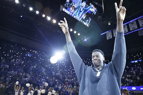 No 1 Recruit A J Dybantsa Makes Halftime Appearance In BYU Win Vs