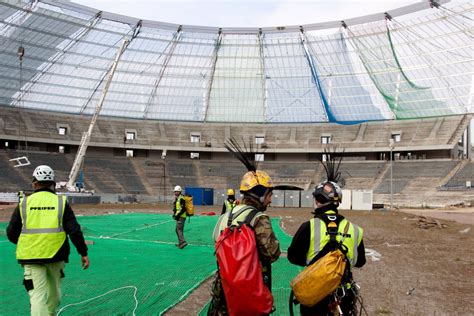 Konstrukcja dachu Stadionu Śląskiego gotowa Wiadomości