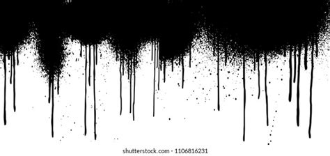 Vector Dripping Paintpaint Drips Background Stock Vector (Royalty Free ...