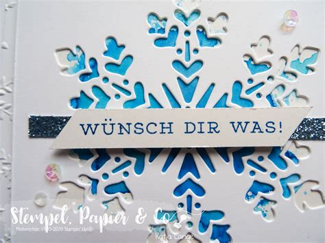 Winterliche Karte Mit Schneeflocken