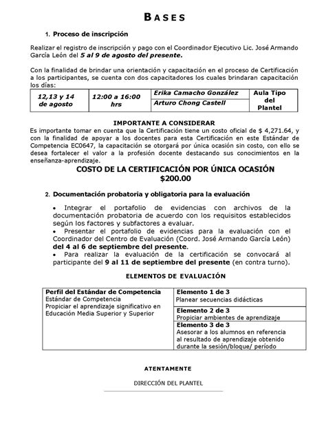 CONVOCATORIA CERTIFICACIÓN CONOCER DOCENTES CONALEP CDMX XOCHIMILCO