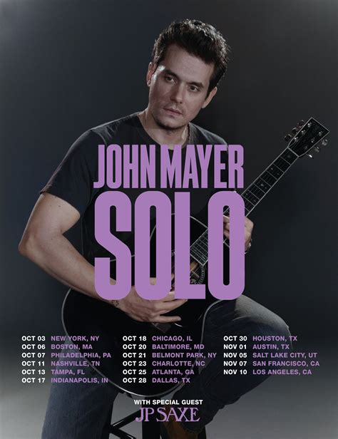 John Mayer Extends Solo Tour, Duets with Sheryl Crow | SiriusXM