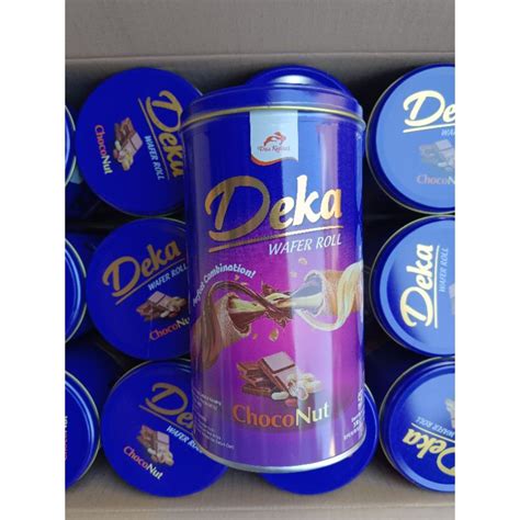 Jual Wafer Roll Deka Kaleng 300 Gram Shopee Indonesia