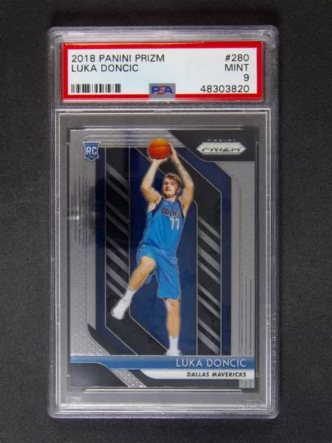 Panini Prizm Luka Doncic Rc Recrue Psa Comme Neuf Eur