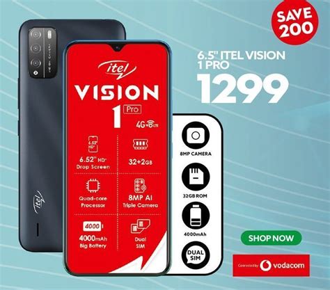 Itel Vision Pro Offer At Ackermans