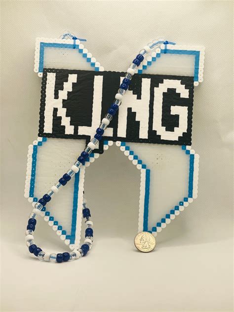 Blue Excision Sullivan King Logo Perler Necklace Etsy