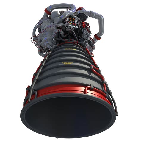 RS-25 Space Shuttle Engine 3D Model – 3D Horse