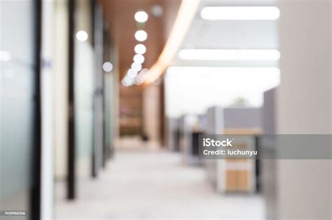 Abstract Blurred Office Interior Background Stock Photo Download