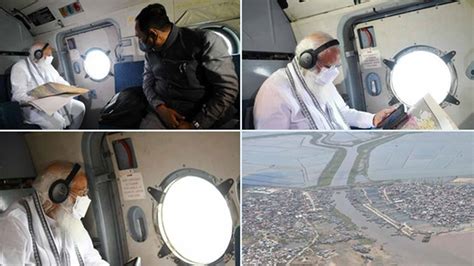 Cyclone Tauktae Pm Narendra Modi Conducts Aerial Survey Of Affected