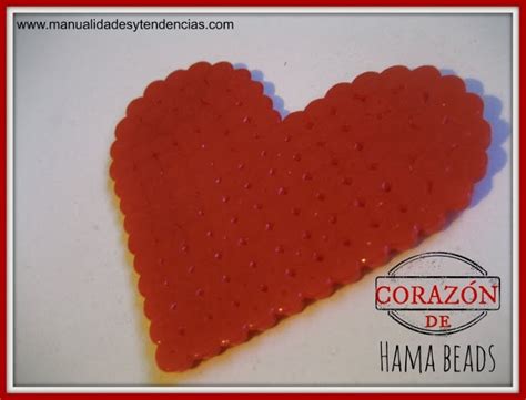 Manualidades Y Tendencias San Valent N Tutorial Coraz N Con Hama