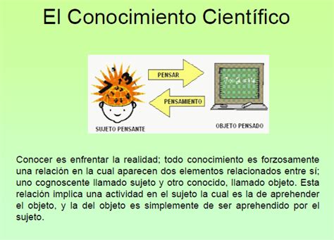 TOMi digital El CONOCIMIENTO CIENTÍFICO