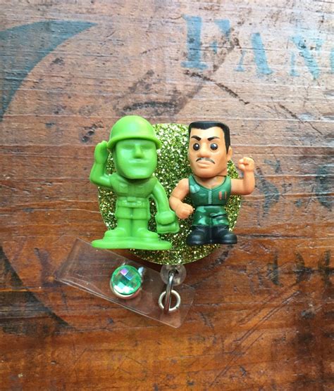 Toy Story 4 Combat Carl Army Man ID Badge Reel Weighs Approx 1oz