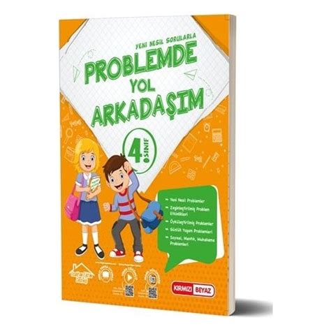 Kırmızı Beyaz Yayınlar 4 Sınıf Yeni Nesil Problemde Yol Kitabı