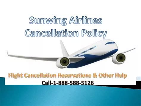 Ppt Sunwing Airlines Cancellation Policy How To Cancel Flight Ticket