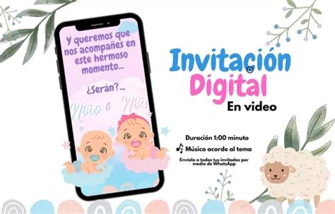 Invitaci N Digital Para Fiesta De Revelaci N De G Nero Mebuscar M Xico