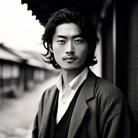 Japanese Poet 30 Years Old Nakahara Chuya Black And White Ph By Neul