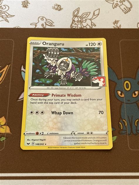 Play Pokémon Prize Pack Series One Oranguru Non Holo Stamped