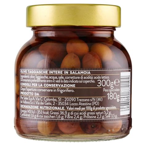 Selex Saper Di Sapori Olive Taggiasche In Salamoia 300 G NonPesa It