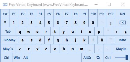 Teclado Digital Online - Teclado Virtual Gratuito para Windows 11/10 — Teclado en Pantalla